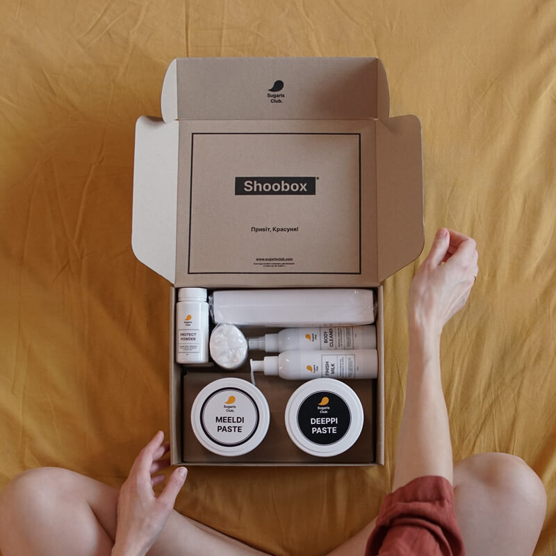 Шугаринг вдома за допомогою Shoobox від Sugaris Club