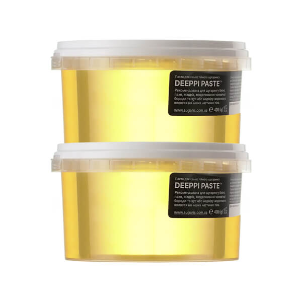 Shoofiller® Duo Deeppi — дві пасти для шугарингу вдома Deeppi від Sugaris Club у вигідному форматі.