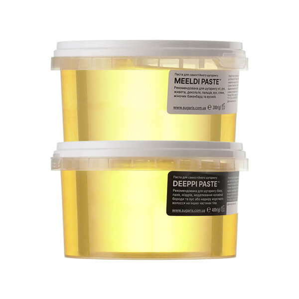 Shoofiller® — твої дві улюблені пасти для шугарингу вдома від Sugaris Club у максимально вигідному форматі (2 по 400 г)