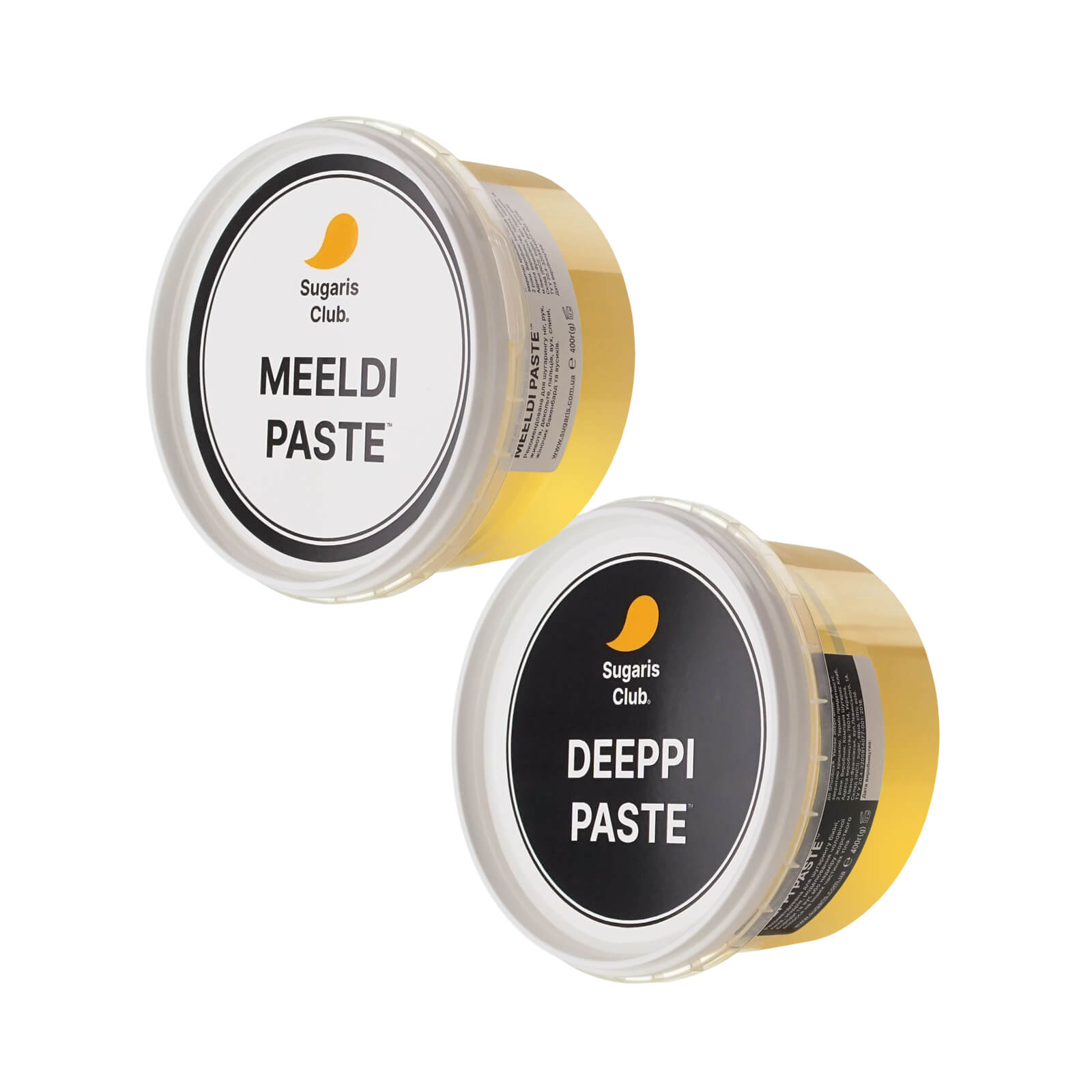 Shoofiller® Mix — дві пасти для самостійного шугарингу всього тіла: Meeldi та Deeppi у форматі по 400 г кожна - загальний вид