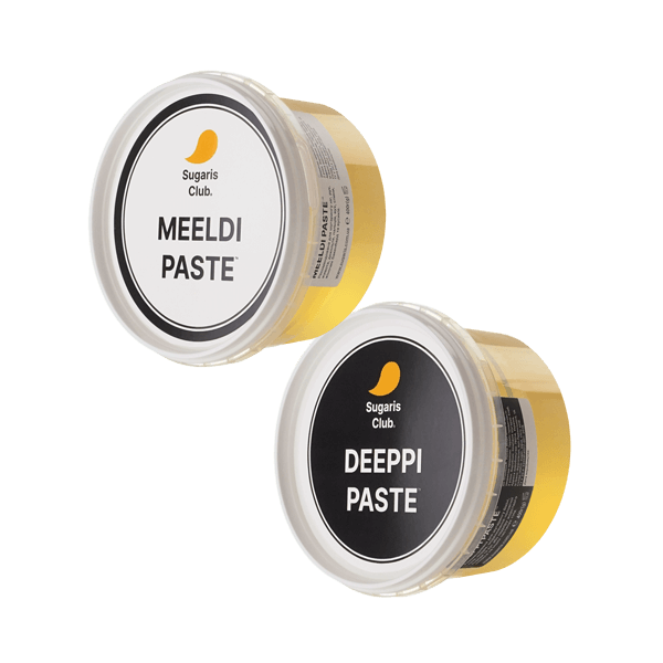 Shoofiller® Mix — дві пасти для самостійного шугарингу всього тіла: Meeldi та Deeppi у форматі по 400 г кожна - загальний вид
