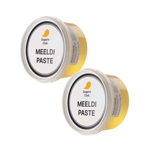 Shoofiller® Duo Meeldi — дві пасти для шугарингу вдома Meeldi від Sugaris Club у вигідному форматі - загальний вид