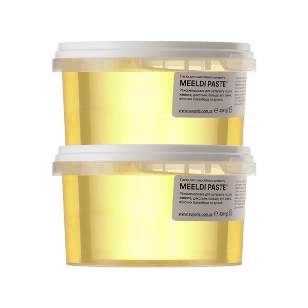 Shoofiller® Duo Meeldi — дві пасти для шугарингу вдома Meeldi від Sugaris Club у вигідному форматі.