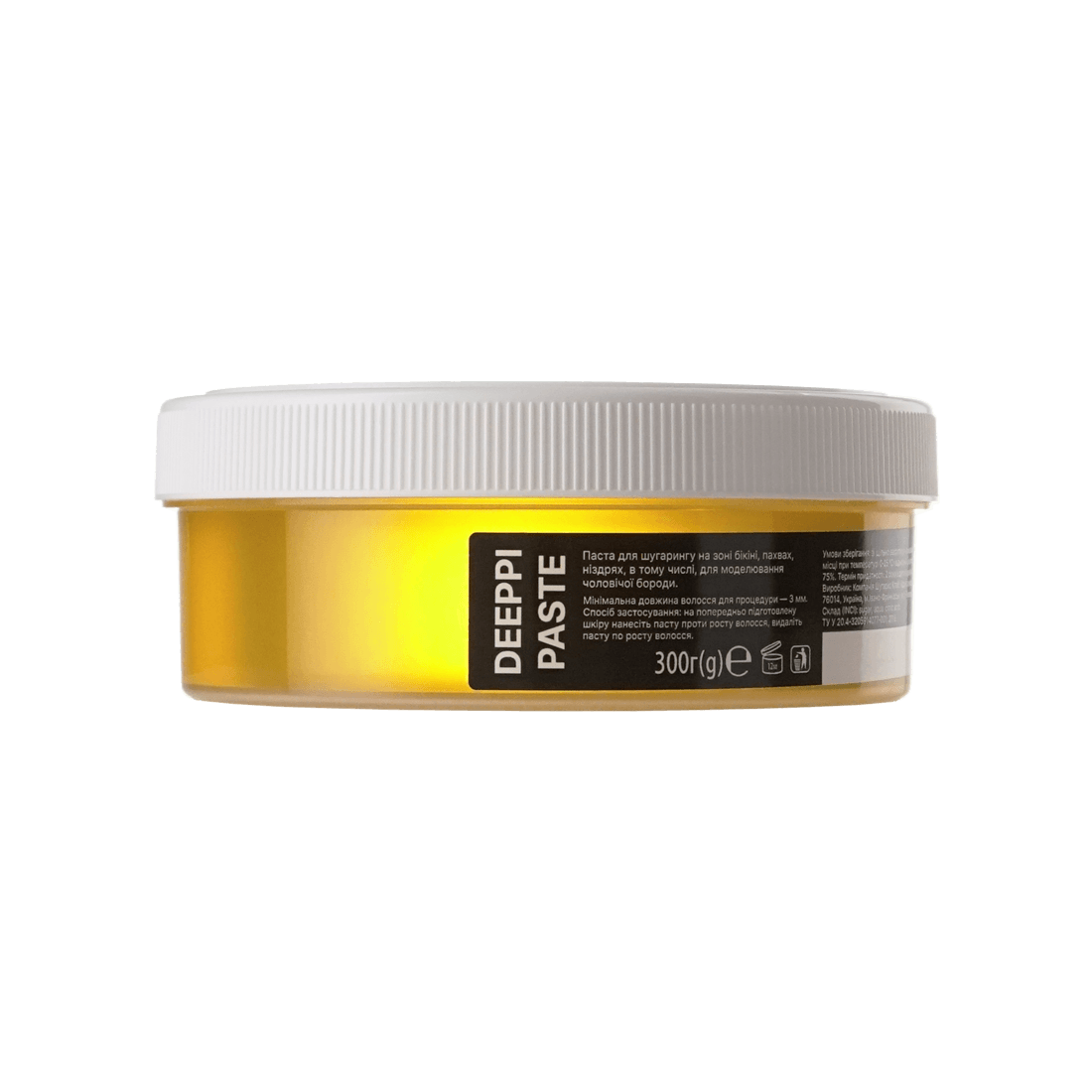 Deeppi Paste 300 г від Sugaris Club - паста для шугарингу в домашніх умовах частин тіла з поверхневим розташуванням волосся: ніг, рук, жіночі вусиків, плеч, животу, грудей.