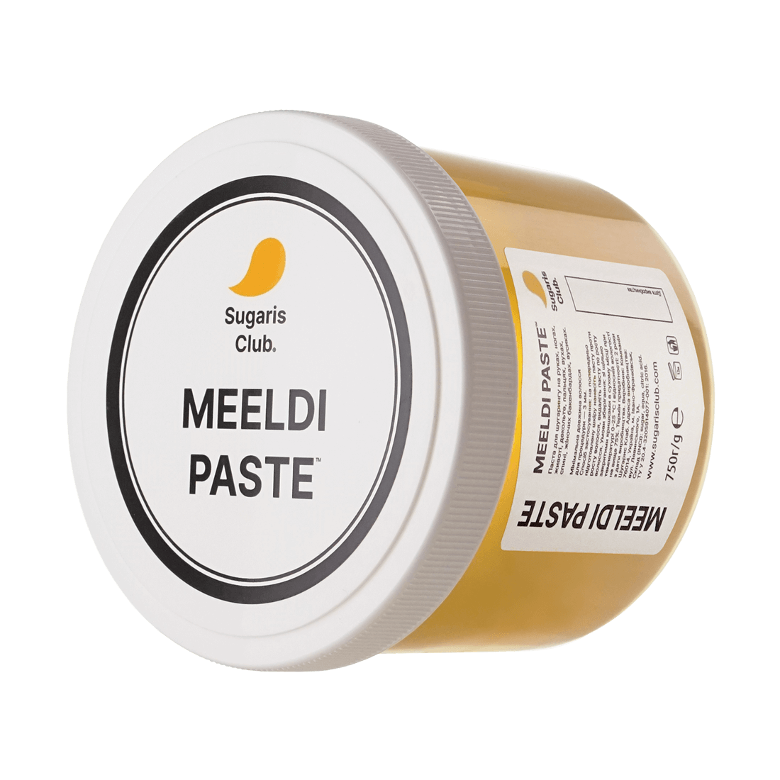 Meeldi Paste 750 г від Sugaris Club - паста для самостійного шугарингу ніг, рук, жіночі вусиків, плеч, животу, грудей.