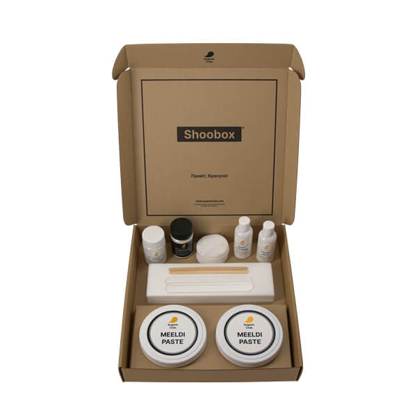 Shoobox® Duo Meeldi — Набір для шугарингу ніг, жіночих вусиків та подібного