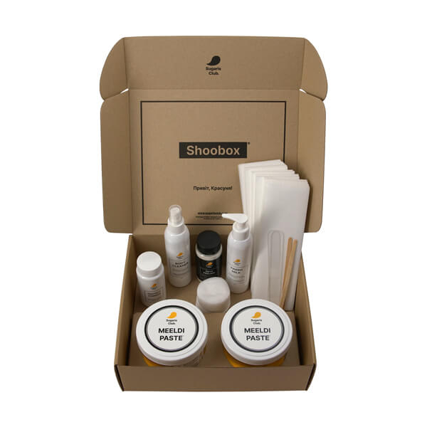 Shoobox® Duo Meeldi — Набір для шугарингу ніг, жіночих вусиків та подібного
